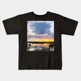 Florida Keys Golden Hour Backcountry Sunset Kids T-Shirt